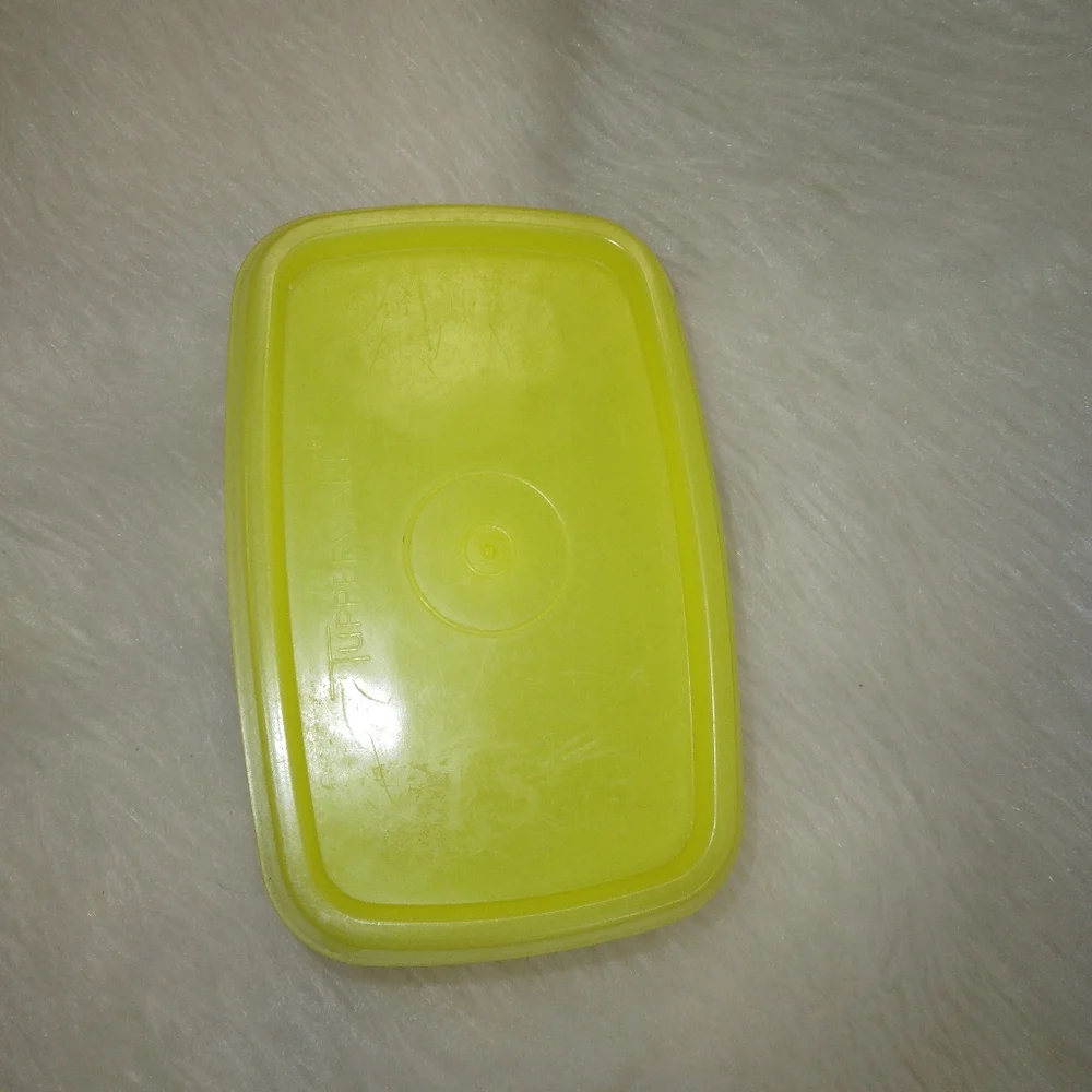 TUPPERWARE Small rectangle storage 1243-3 with lid.
